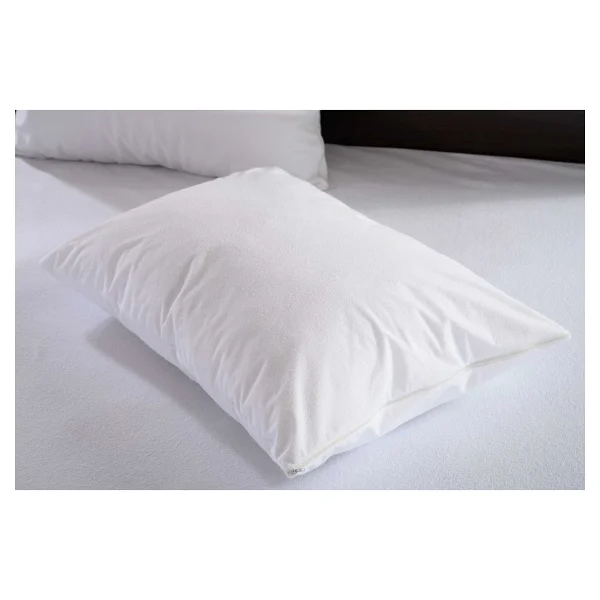Formeya Pamukkale %100 Pamuk Su Sıvı Geçirmez Yastık Koruyucu Alez 50x70 Cm 1 Adet - 50 X 70 - Beyaz - Görsel 6