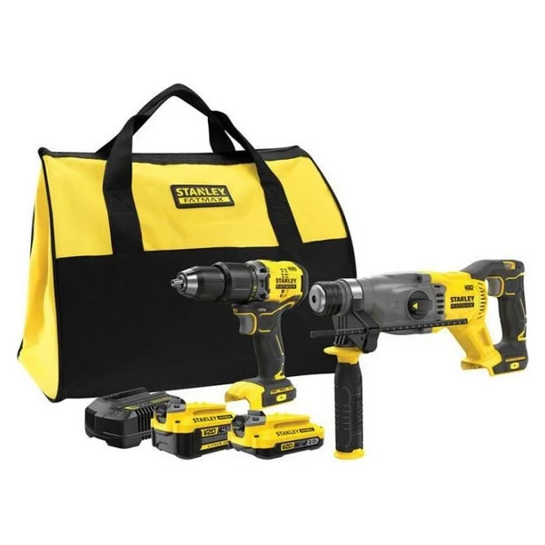 Stanley Sfmck216mds Matkap + Kırıcı Delici Elektrikli El Aletleri Seti - Görsel 3