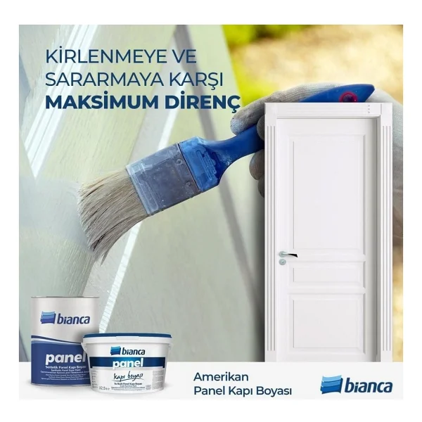 Bianca Panel Kapı Boyası - 0,75 Lt Set - Görsel 3