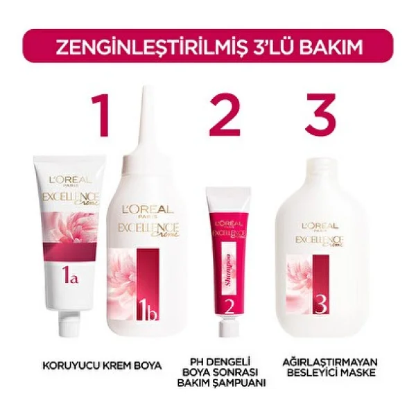 L'oreal Paris Excellence Creme 4.15 Büyüleyici Kahve Saç Boyası - Görsel 6