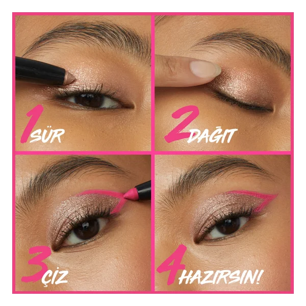 Maybelline Color Tattoo Eye Stix 24h Courageous Kalem Far - Görsel 6