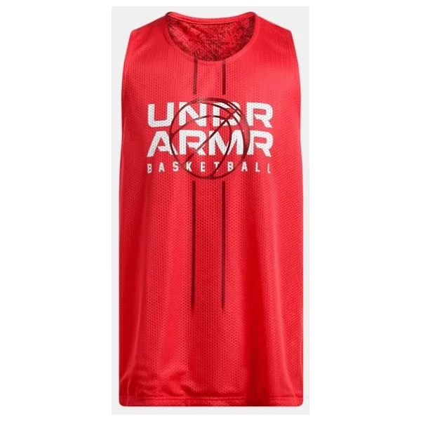 Under Armour Zone Çit Taraflı Erkek Beyaz Antrenman Atlet - Görsel 4