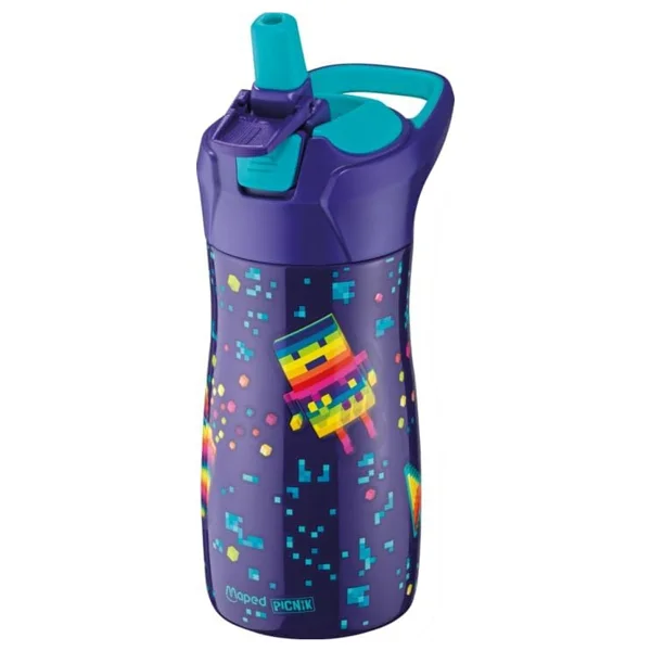 Maped 871298 Picnik Pixel 430 Ml Paslanmaz Çelik Matara - Görsel 3