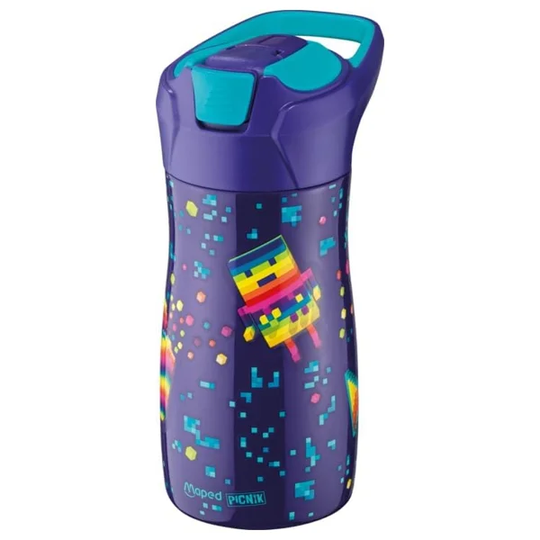 Maped 871298 Picnik Pixel 430 Ml Paslanmaz Çelik Matara - Görsel 5