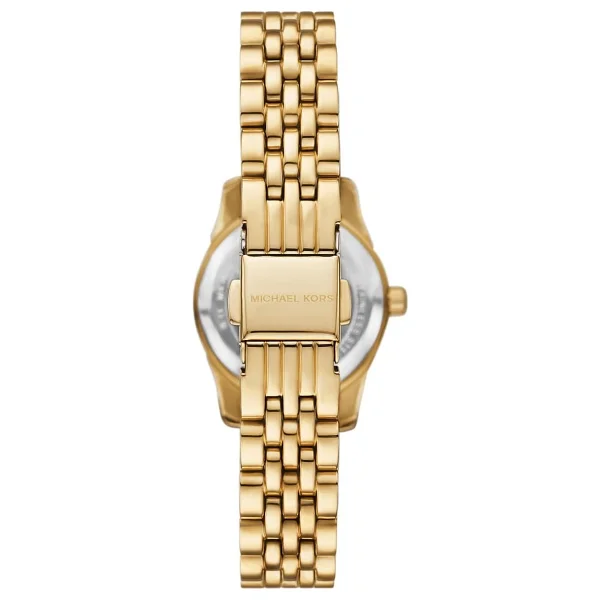 Michael Kors Petite Lexington Pave Mk4842 Altın-Yeşil Kadın Kol Saati - Görsel 6
