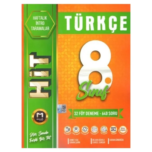 Mozaik Yayınları 8. Sınıf Lgs Türkçe Hit 32'li Deneme - Görsel 3