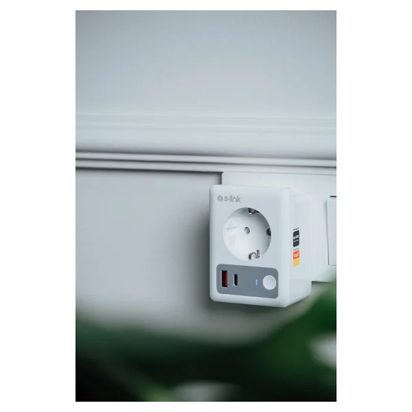 S-Link Sl-13 Masterpower Wi-Fi Akıllı Priz - Görsel 2