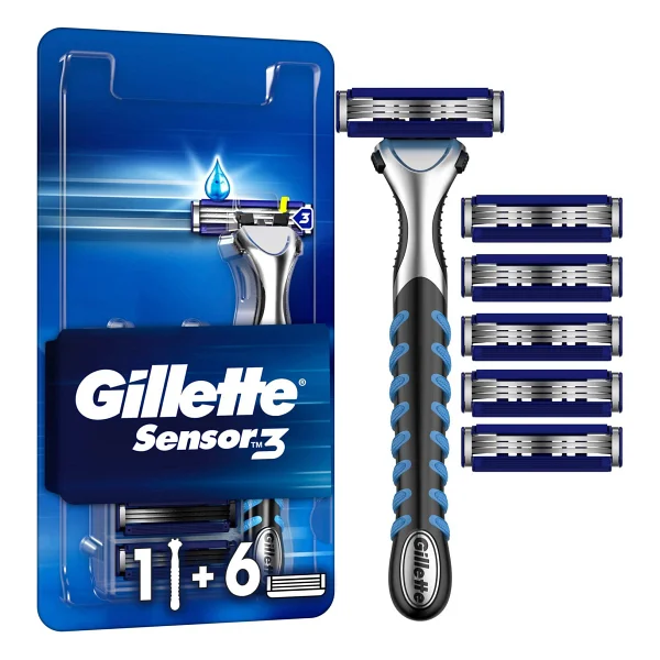 Gillette Sensor 3 6 Başlıklı Tıraş Bıçağı - Görsel 10