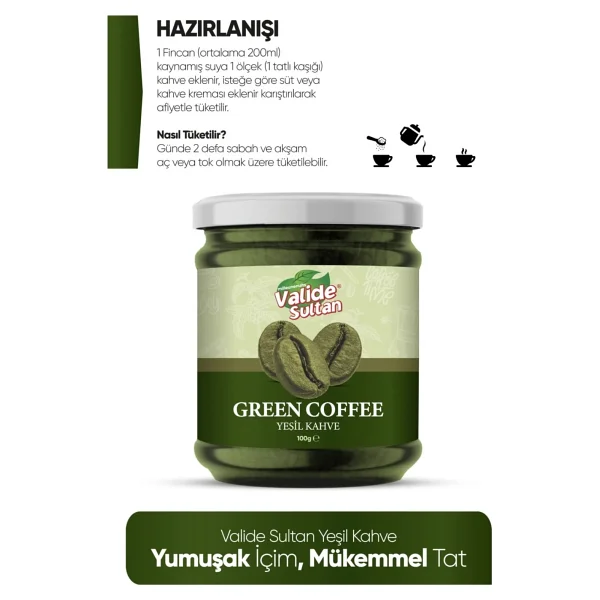 Milleunenuits Valide Sultan Toz Yeşil Kahve 100 Gr - Görsel 2