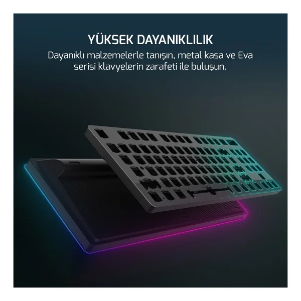 Gamepower Eva 5 Tkl Red Switch Kablolu Mekanik Oyuncu Klavyesi - Görsel 7