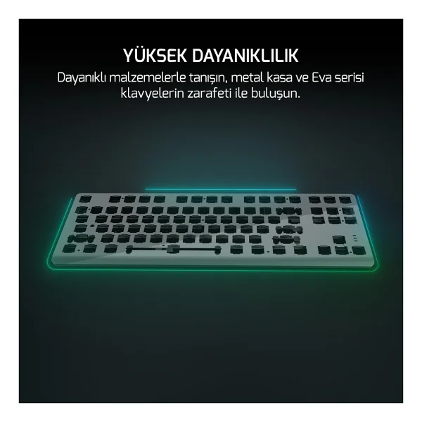 Gamepower Eva 3 Tkl Red Switch Kablolu Mekanik Oyuncu Klavyesi - Görsel 7