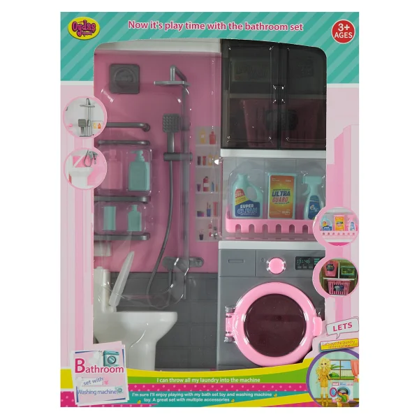 Oydaş Oyuncak Banyo Seti Pembe - Görsel 2