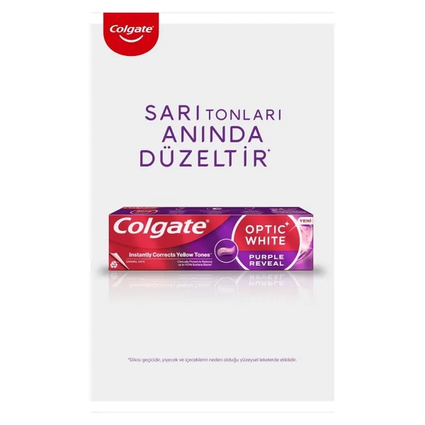 Colgate Optic White Purple Reveal Beyazlatıcı 75 Ml Diş Macunu - Görsel 5