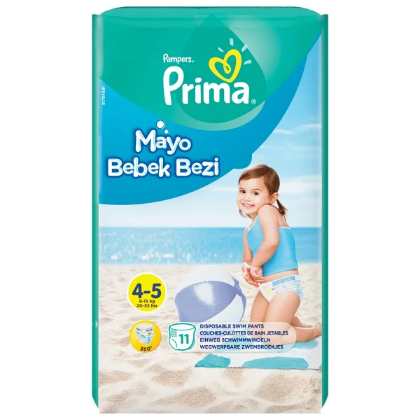 Prima 4-5 Beden 9-15 Kg 11'li Mayo Bez - Görsel 2