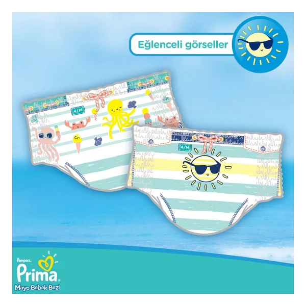 Prima 4-5 Beden 9-15 Kg 11'li Mayo Bez - Görsel 4