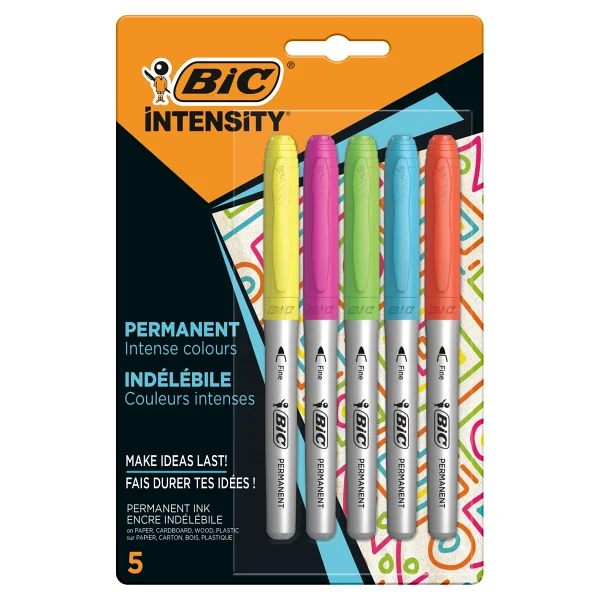 Bic Permanent Markör 5'li - Görsel 4
