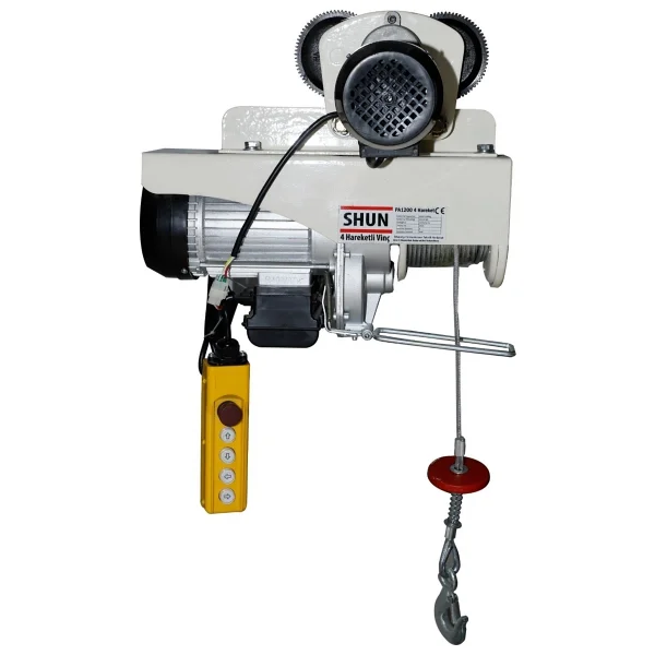 Shun 600/1200 Şaryolu 4 Hareketli Elektrikli Vinç - Görsel 2