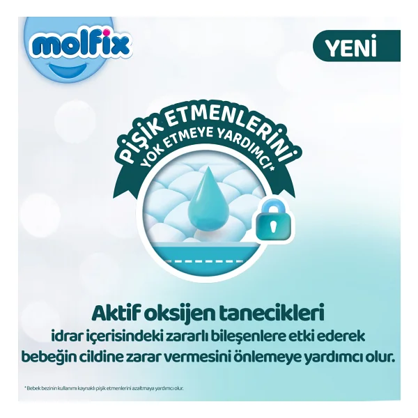 Molfix Premium 6 Numara Extra Large 54'lü 4 Adet Bebek Bezi - Görsel 5