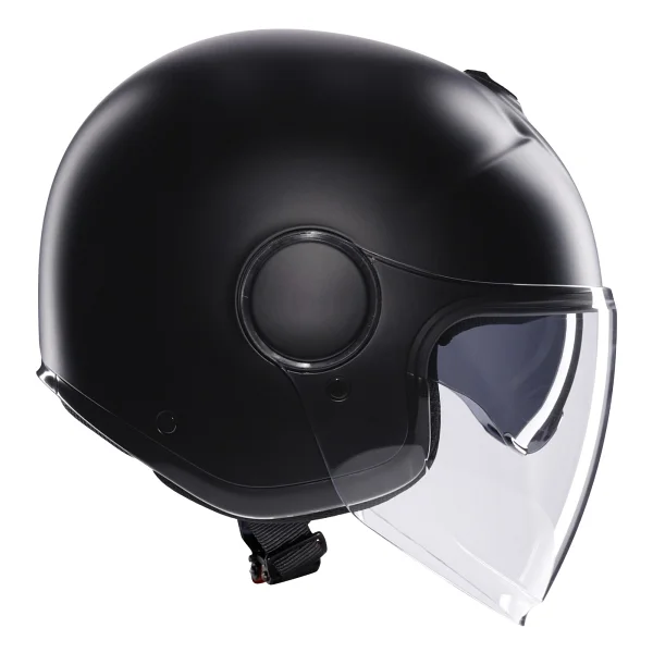 Agv Eteres Mat Siyah Açık Motor Kaskı - Görsel 3