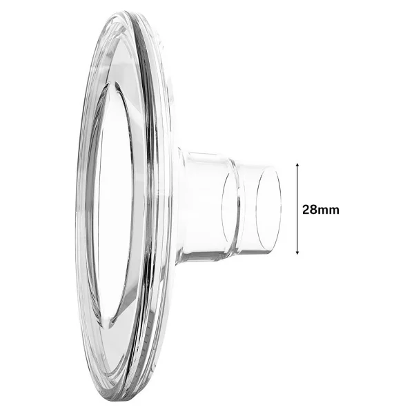 Bebebao 28 Mm Silikon Göğüs Kalkanı Flanş (P1 Modeli İle Uyumlu) - Şeffaf - Görsel 4