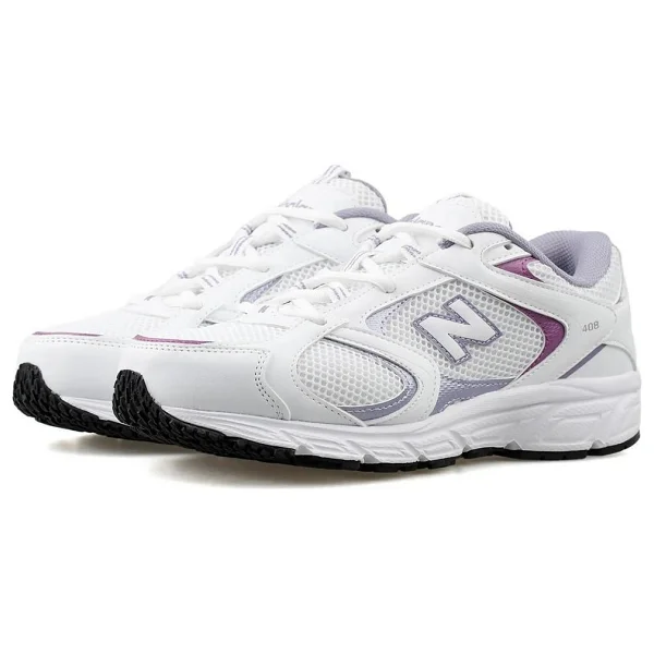 New Balance 408 Ml408pl Beyaz-Mor Spor Ayakkabı - Görsel 3