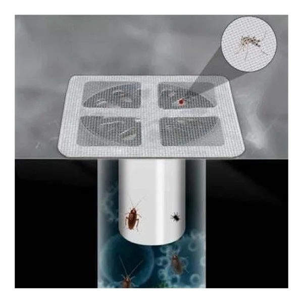 Buffer 10'lu Lavabo Süzgeci Banyo Gider Kapatıcı Sineklik Tamir Kiti Pratik Banyo Saç Kılı Tutucu - Görsel 4