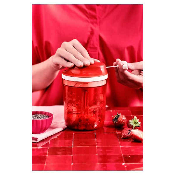 Tupperware Supersonic Manuel Rondo 750 Ml - Kırmızı - Görsel 5