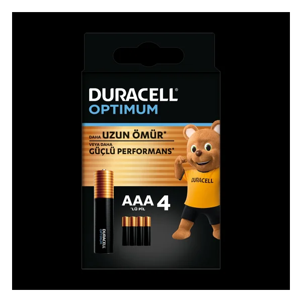 Duracell Optimum 4'lü Alkalin Aaa İnce Kalem Pil - Görsel 2