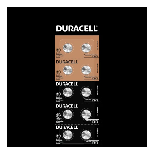 Duracell Lr44 10'lu Alkalin Düğme Pil - Görsel 2