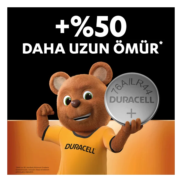 Duracell Lr44 4'lü Alkalin Düğme Pil - Görsel 5