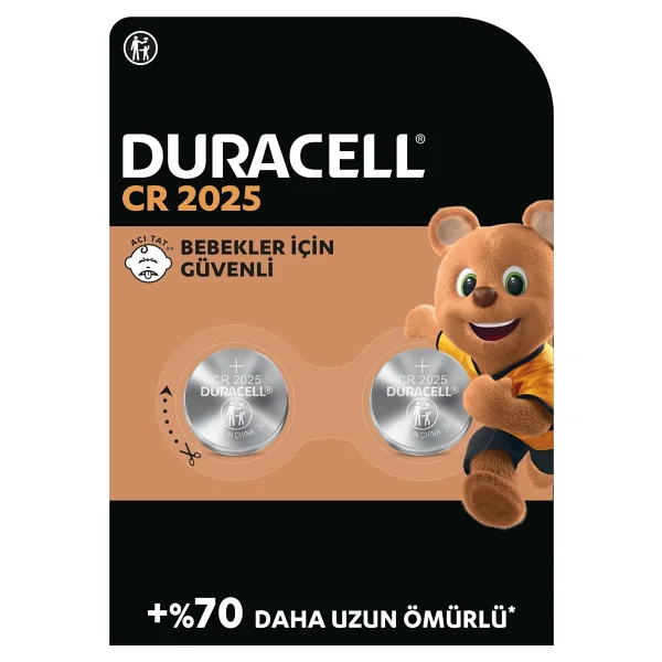 Duracell Cr2025 3v 2'li Lityum Düğme Pil - Görsel 7