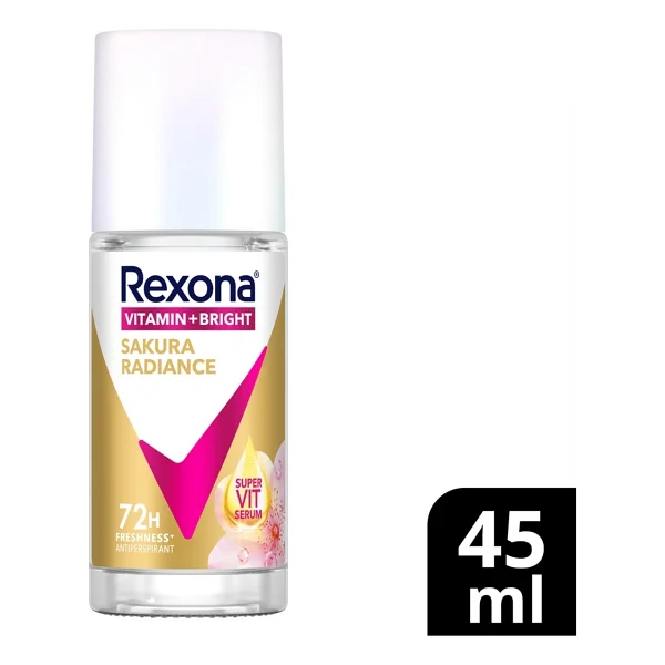 Rexona Vitamin + Bright Sakura Radiance 45 Ml Kadın Roll-On - Görsel 3