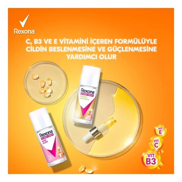Rexona Vitamin + Bright Sakura Radiance 45 Ml Kadın Roll-On - Görsel 7