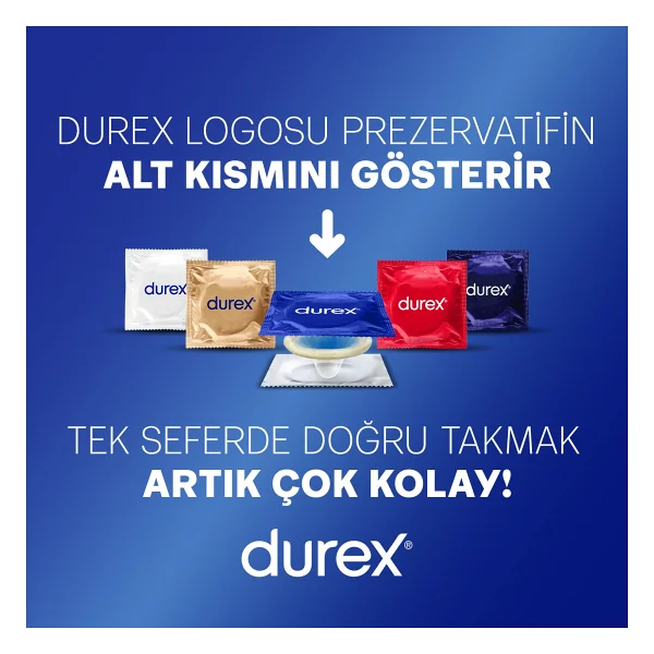 Durex Klasik 30'lu Prezervatifler Aile Planlaması İçin Güvenilir Koruma Klasik Aroma - Görsel 5