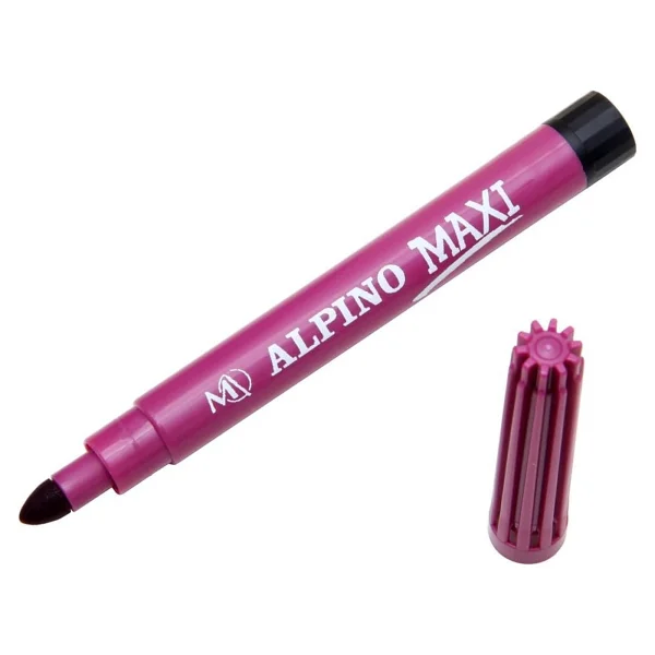 Alpino Keçeli Boya Kalemi 12 Renk Maxi AR-06 - Görsel 3