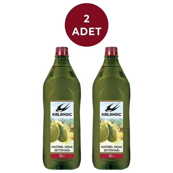 Kırlangıç Naturel Sızma Zeytinyağı 2 Lt X 2 - Görsel 2