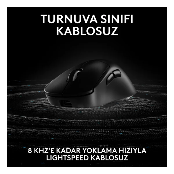 Logitech G Pro X Superlight 2 Dex 910-007358 Siyah Lightspeed Hero Şarjlı Optik Kablosuz Oyuncu Mouse - Görsel 5