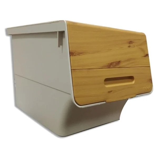 Motek Mutfak Bambu Tekerlekli Organizer 12 Lt. Bej 35 X 26 Plastik Type 0 - Görsel 3