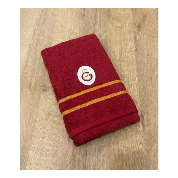 Taç Lisanslı Galatasaray Arma Pamuk 50x90 Cm Yüz Havlusu Kırmızı - Kırmızı - Sarı - 50 X 90 Cm - Görsel 3