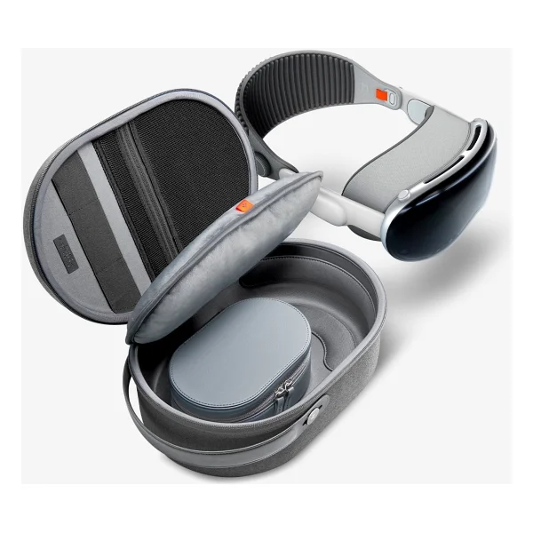 Spigen Apple Vision Pro Taşıma / Koruma Çantası Pouch Klasden Charcoal Gray - Afa07240 - Görsel 5