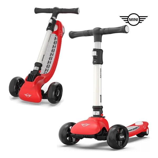 Mini Cooper Işıklı 3 Tekerlekli Çocuk Scooter - Görsel 7
