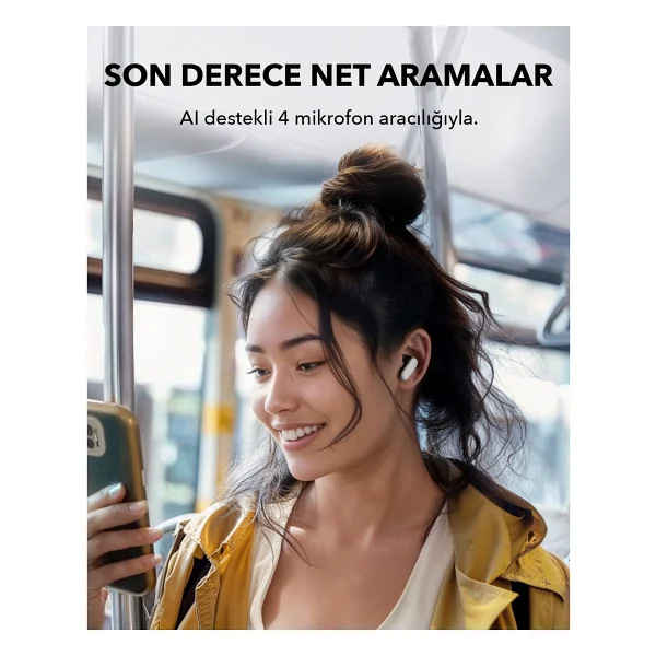 Anker Soundcore R50i Nc ANC TWS Beyaz Kulak İçi Bluetooth Kulaklık - Görsel 6