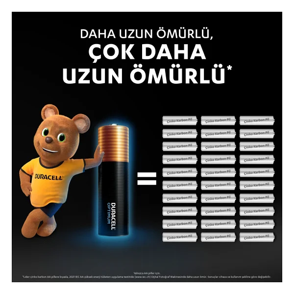 Duracell Optimum 6'lı Alkalin Aa Kalem Pil - Görsel 4