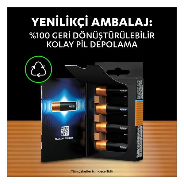 Duracell Optimum 6'lı Alkalin Aa Kalem Pil - Görsel 6