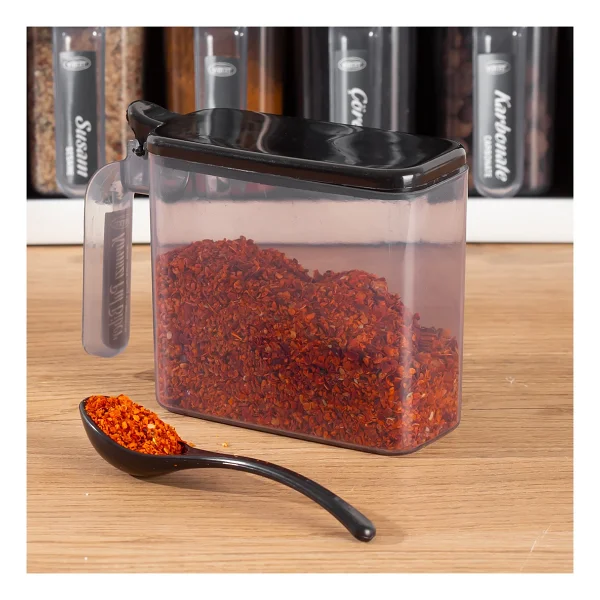 Porsima Simple Random 1165 Siyah 12'li Baharat Takımı - Görsel 8