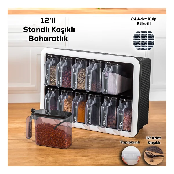 Porsima Simple Random 12'li Baharat Takımı - Görsel 8
