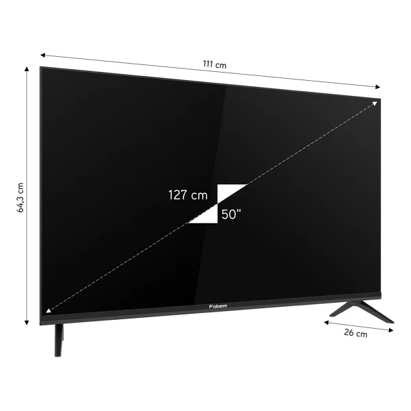 Fobem Ml50ew8000f 4K Ultra HD 50" 127 Ekran Uydu Alıcılı Smart LED TV - Görsel 6