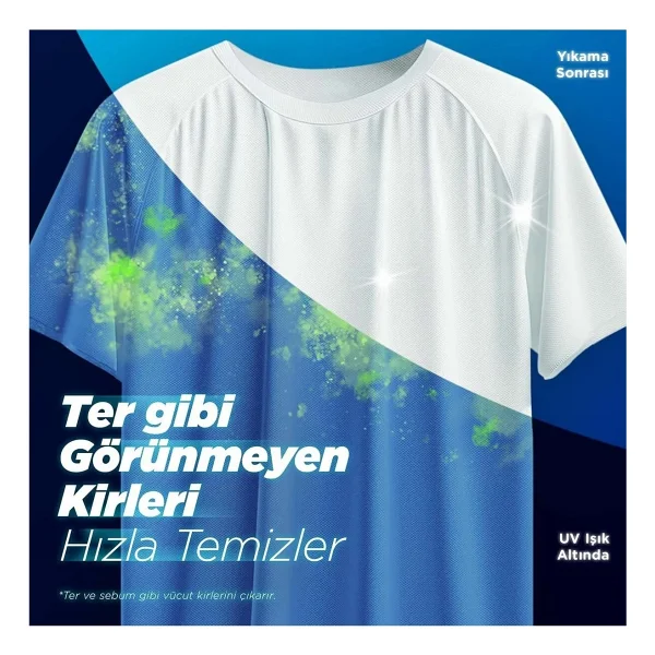 Omo Express Fresh Kötü Koku Karşıtı Beyazlar Ve Renkliler İçin Sıvı Deterjan 1.48 Lt 3'lü - Görsel 5