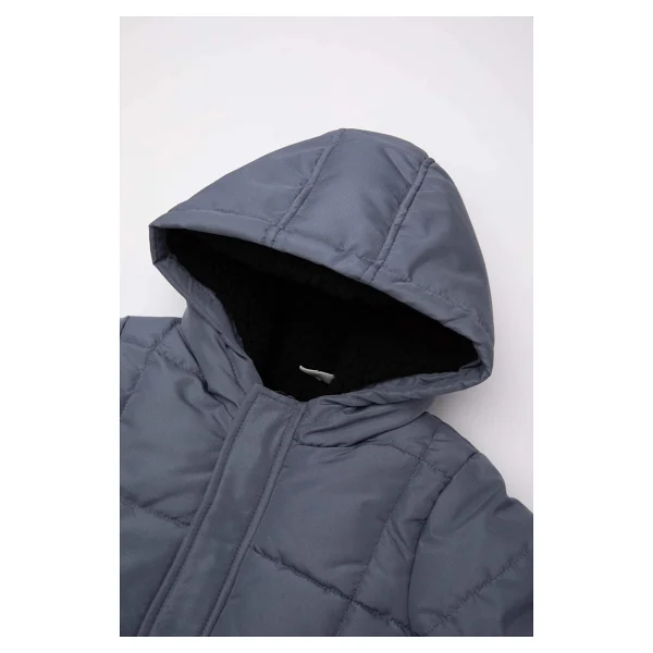 Defacto C5324a524cw Kapüşonlu Erkek Bebek Mont - Görsel 2