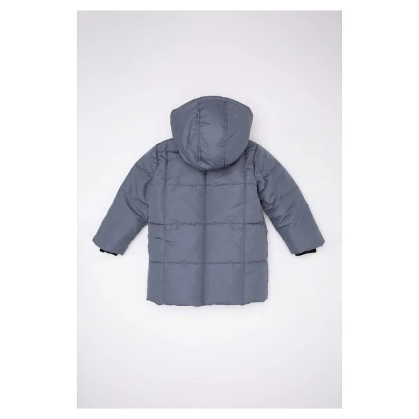 Defacto C5324a524cw Kapüşonlu Erkek Bebek Mont - Görsel 4